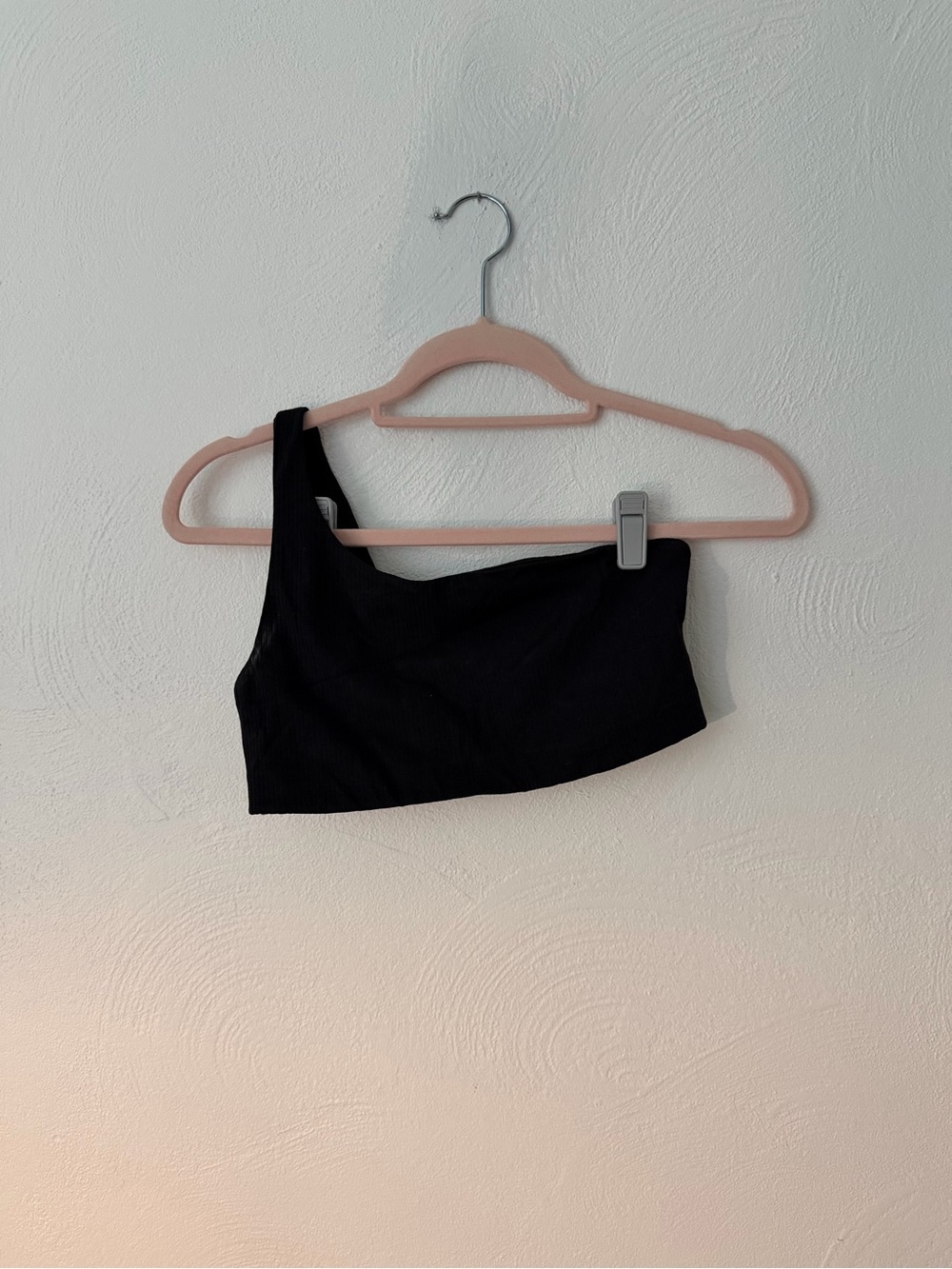 lululemon athletica Black One-Shoulder Asymmetric Sports Bra